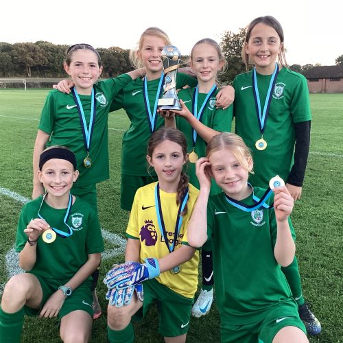 Year 5/6 Girls Football team - Bromley Borough Winners